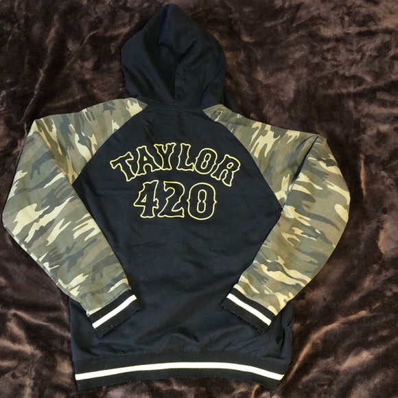 Wiz Khalifa Taylor Gang Black and Yellow Tour Merch Zip-up Hoodie Men’s Size L - Picture 2 of 3